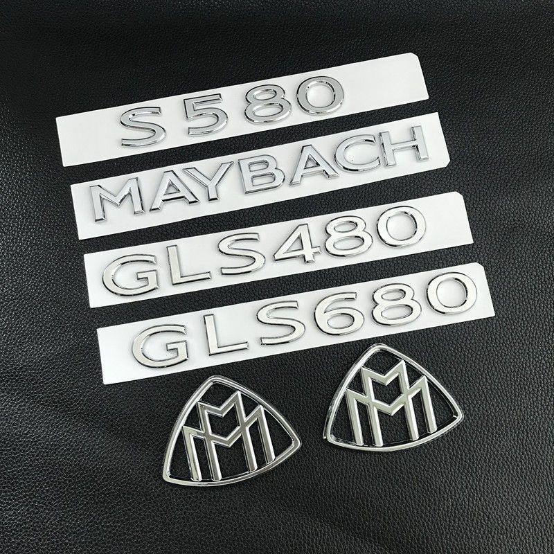 Совместимый задний шильдик с буквами для Mercedes-Maybach S580 S480 S560 GLS480 S450