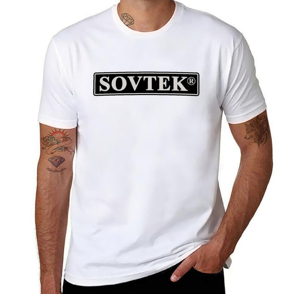 SOVTEK Футболка милая одежда мальчики белые мужские однотонные футболки
