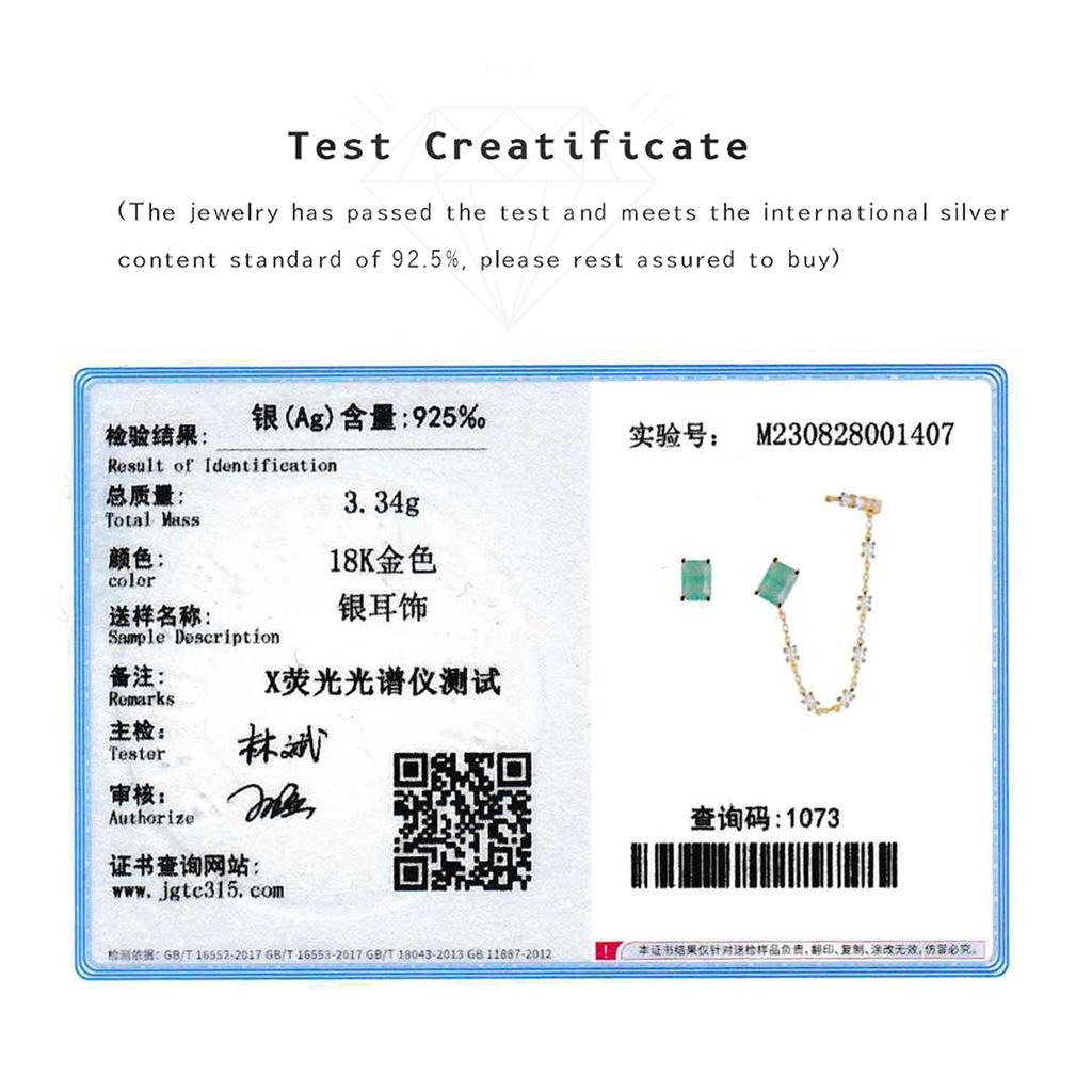 ANDYWEN Серьги-гвоздики из стерлингового серебра 925 пробы с турмалином и цирконием, длинная цепочка, длинные серьги с цирконием, роскошные ювелирные украшения, подарок