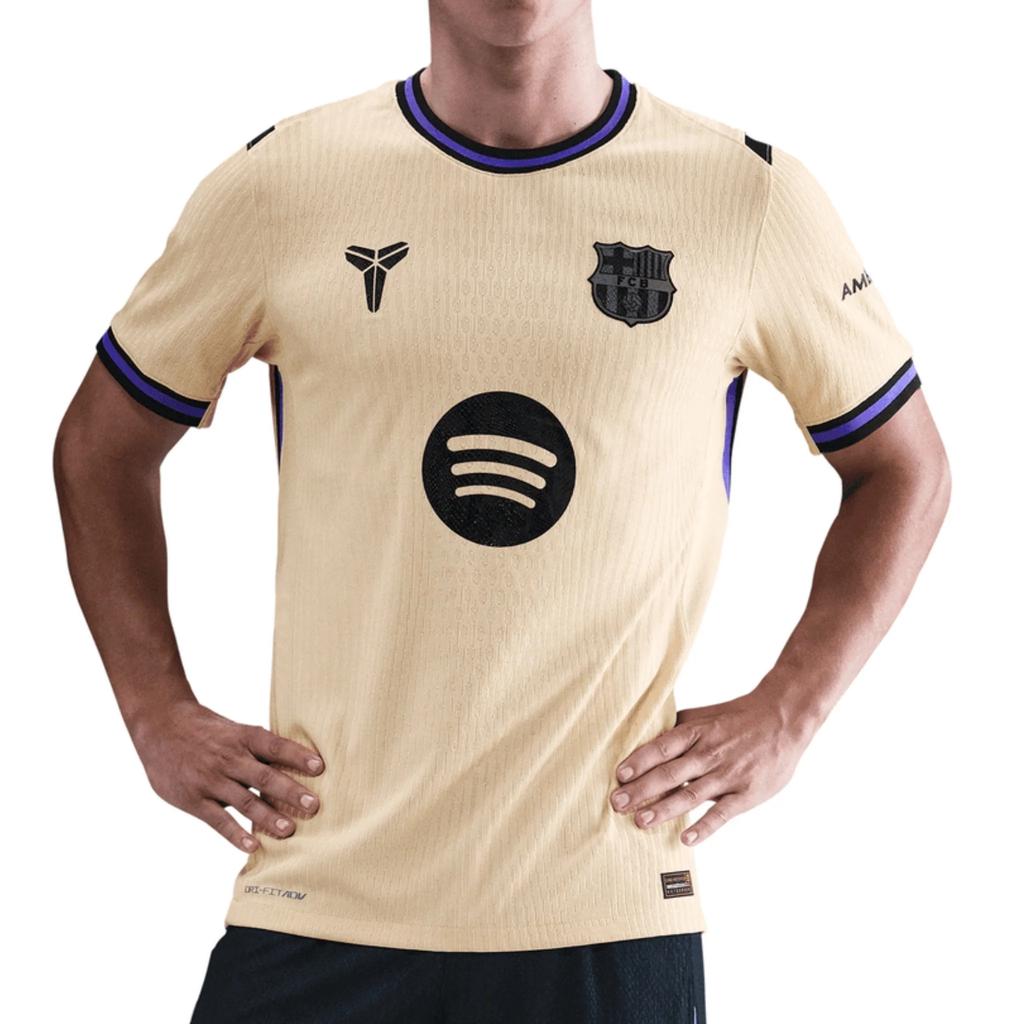 Nike ФК Барселона 2025/26 Матчевая выездная мужская футболка Kobe Dri-FIT Adv для футбола Аутентичная HJ4554-784