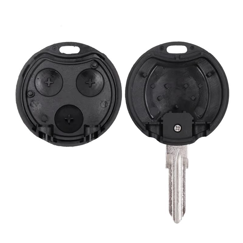 KEYECU with 2 Infrared Lights 433Mhz Remote Key & Shell AEC Chip for Mercedes Benz Smart Fortwo Forfour Roadster City Passion