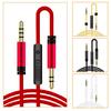 Аудиокабель Стабильный Встроенный микрофон 3,5 мм Передача Защита от помех Штекер-штекер Аудиопровод