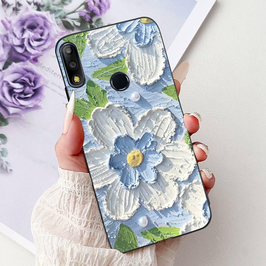 Для Asus ZenFone Max Pro M2 ZB631KL Чехол Роскошная Расписная Крышка ТПУ Чехол для Телефона Для Asus Max M2 ZB633KL X01AD X01BD Задняя Крышка Capa