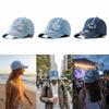 Fashion Breathable Washed Denim Baseball Cap Adjustable Washed Denim Snapback Cap Vintage Vintage Cap Spring Summer