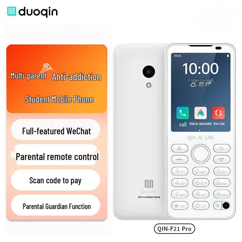 QIN F21 Pro Студенческий 4G-смартфон против зависимости (Китайская версия)
