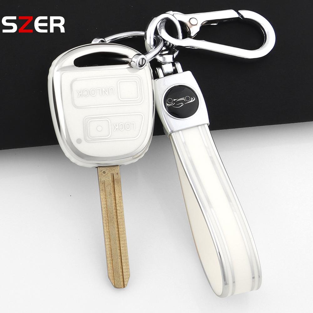 Новый Для Toyota Fj Cruiser Land Yaris Echo Для Lexus Es Gs Ls Is Rx Sc Lx Rx400H Брелок ТПУ Чехол для ключа автомобиля Защитная крышка