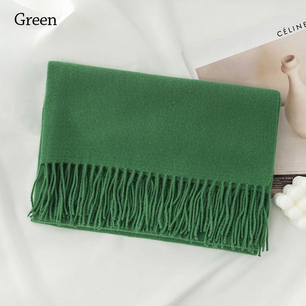 All-Match Long Scarf Tassel Headkerchief Fashion Hijab for Men Women