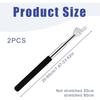 2PCS Extendable Retractable Reading Pointer, Teacher's Guide Stick for Classroom Instruction, Telescopic Teaching Aid for Books