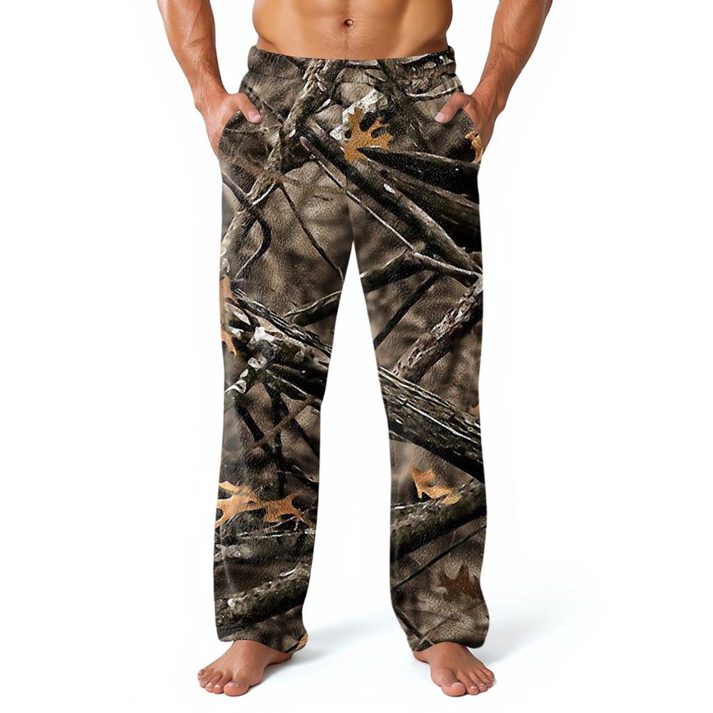 Мужские пижамные брюки ComfyPants с карманами Мягкая домашняя одежда Одежда для сна Повседневные пижамные брюки