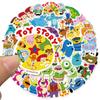 50 Штук Стикеров-Граффити из Коллекции Pixar Animation для Украшения Багажа с Водонепроницаемыми Стикерами Disney