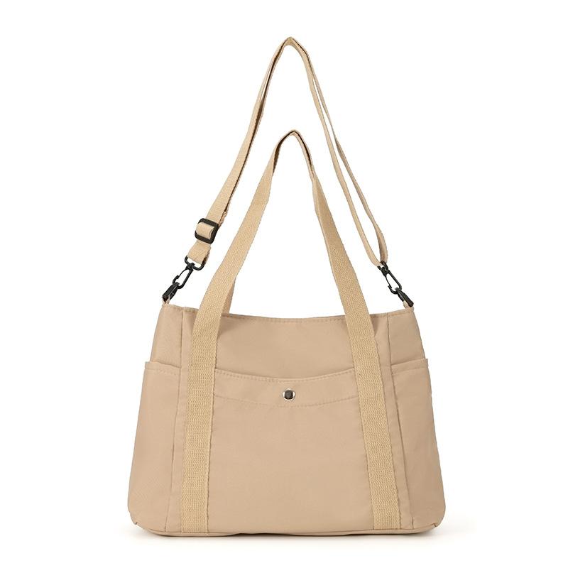 Large Capacity Crossbody Bag Casual Solid Color Messenger Shoulder Bag With Removable Strap Women'S Tote Bag