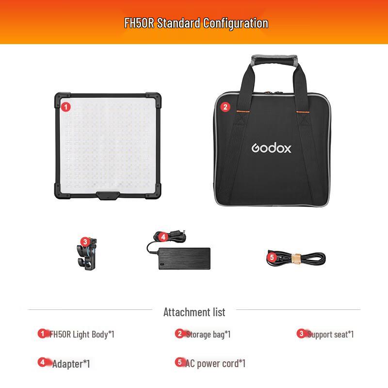 Гибкая двухцветная светодиодная панель Godox FH50R