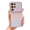 Красочные шелковые волны подходят для чехла для мобильного телефона Samsung S25 Ultra S24FE Гальванизированный защитный чехол с сердечками