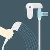 Светодиодная душевая лейка с контролем температуры воды для детей - Не требует питания
