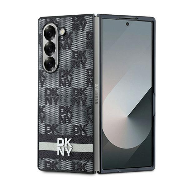 Pokrowiec do Samsung Galaxy Z Fold6 DKNY Wzór Szachownica Czarny