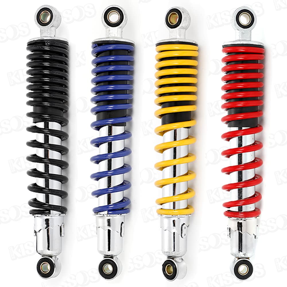 Амортизатор задней подвески мотоцикла 310 мм внешний продукт запчасти для ремонта левый и правый комплект универсальный (черный)