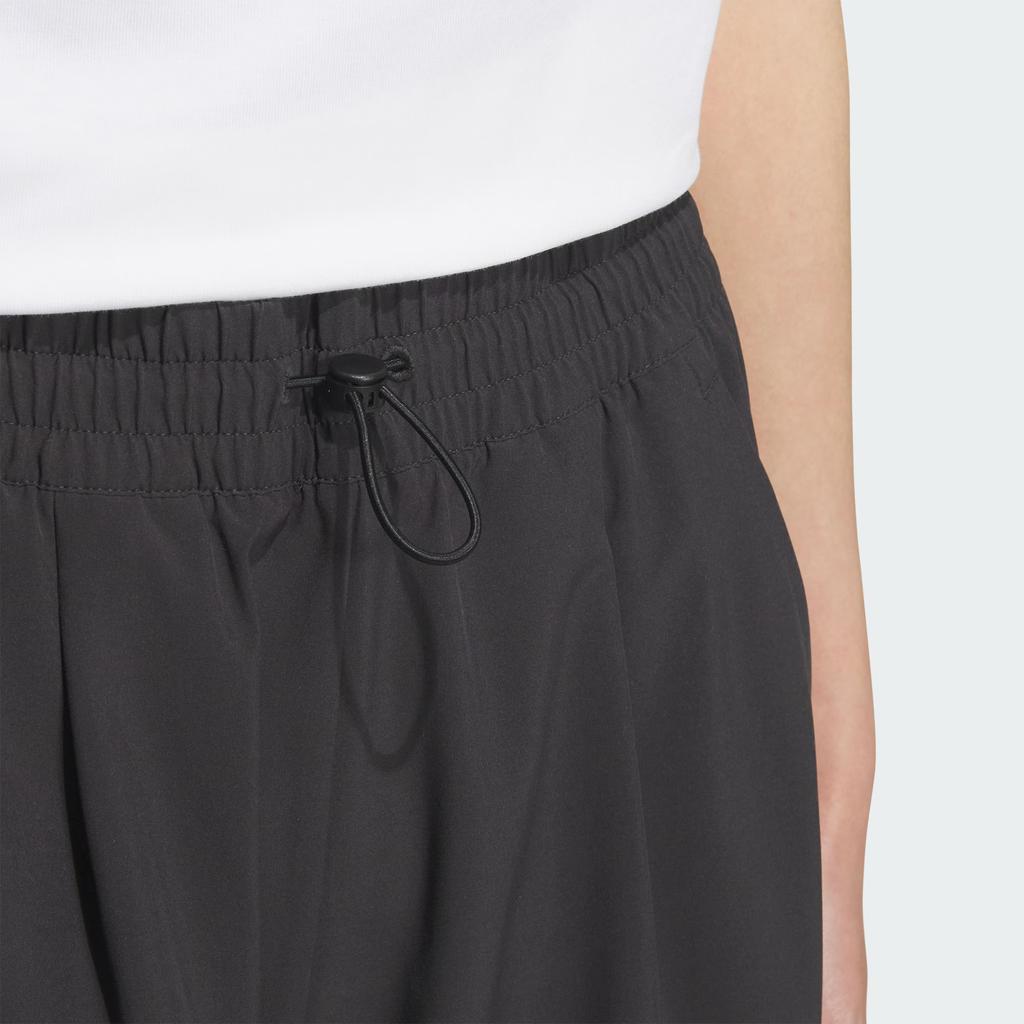 Adidas Dance Woven Tracksuit Bottoms Solid Color Three-Dimensional Pocket Loose Straight Weave Sports Pants Women Bottoms Black JI9787