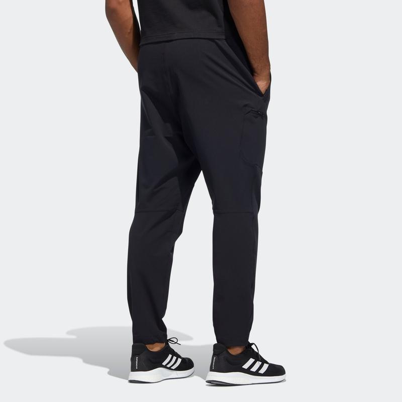 adidas Чистый цвет повседневные спортивные брюки мужские черные HE9890
