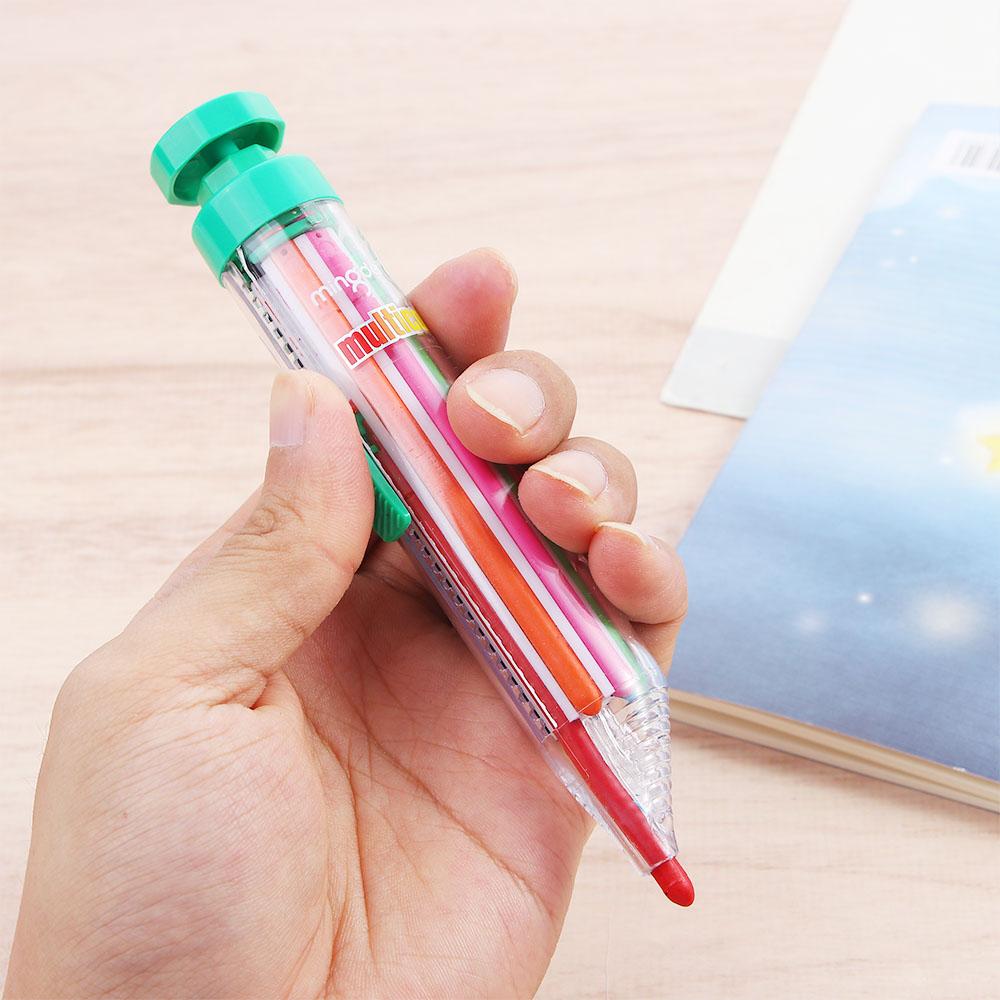 Supplies Children Push Style Oil Pastel Multicolor Crayons Colored Pencil Highlighter Marker Pen
