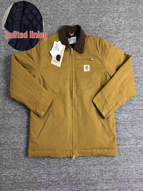 Detroit J01 Heavyweight Canvas Pure Cotton Retro Lapel Jacket