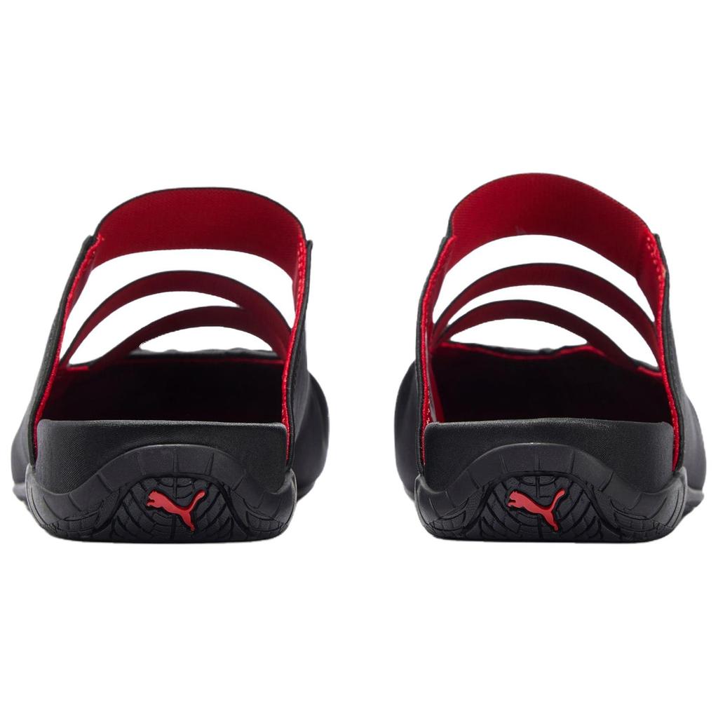 Puma Speedcat Mule Сатиновые Удобные Универсальные Ретро Мода Шлепанцы с Плоским Носом Женские тапочки Черный Красный 409911-02