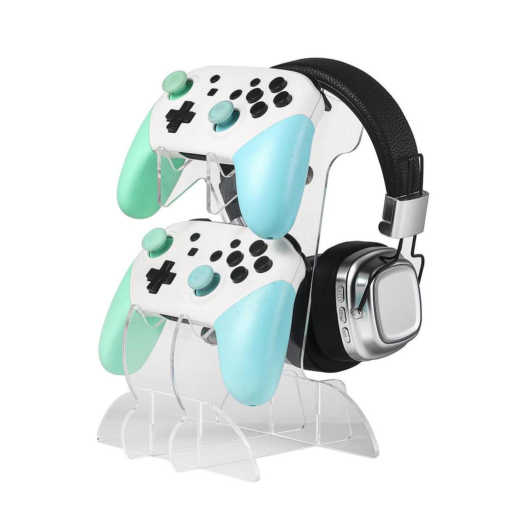 Universal Dual-Layer Stand for PS4/5/Switch Controllers & Headsets