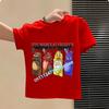 2026 Мультяшные детские футболки Five Nights At Freddys Графическая футболка FNAF Детские повседневные спортивные топы с коротким рукавом Детская одежда
