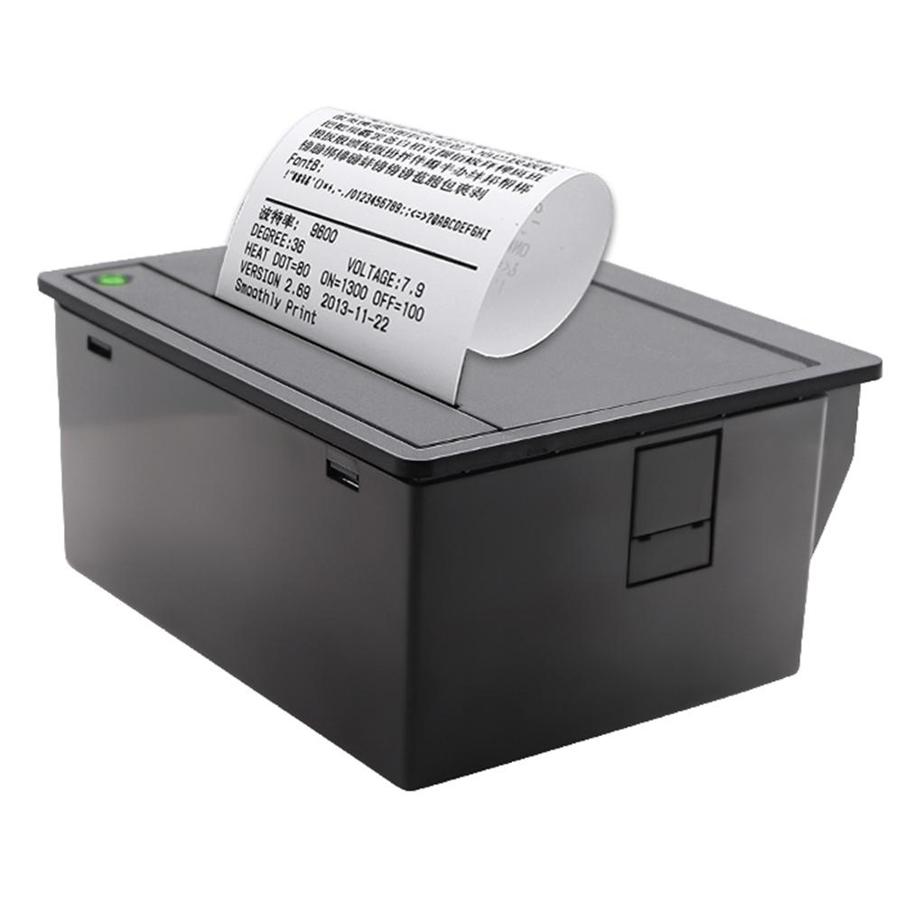 Встроенный модуль термопринтера шириной 80 мм с разъемами TTL+RS232+USB и поддержкой команд ESCPOS 72 мм