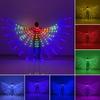 LED Light Up Wing with Stick Large Glowing Butterflies Wing Kids Adults Luminous Fairy Angel Wing Belly Dance Costume Stage Performance Party Prop