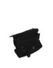 Moschino Tie Me Nubuck Medium Handbag Black
