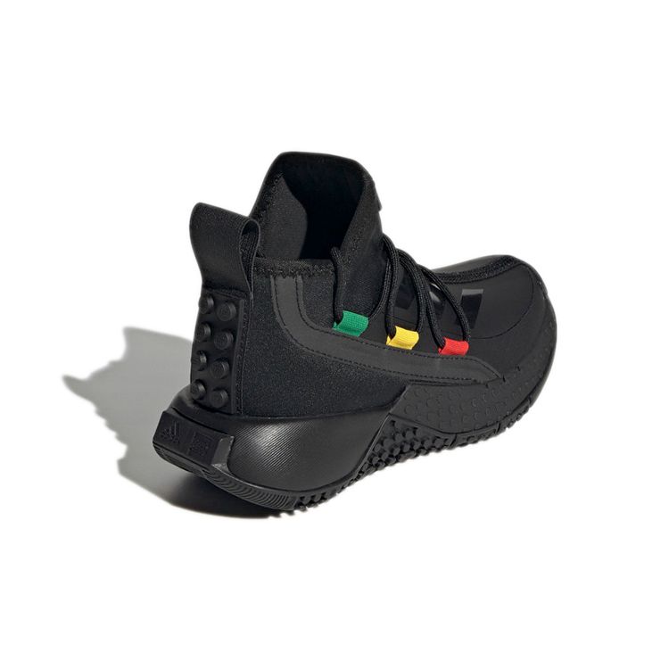 Adidas Lego X  Sport Mid K Collaboration Comfortable Sports Durable Breathable Mid-Top Kids Running Shoes Kids Running Shoes Charcoal FZ5504