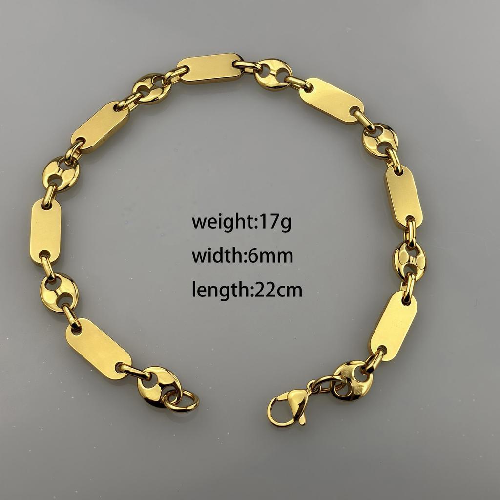 Модное ожерелье ручной работы «Императорская цепь» - Гладкая нержавеющая сталь с большим отверстием