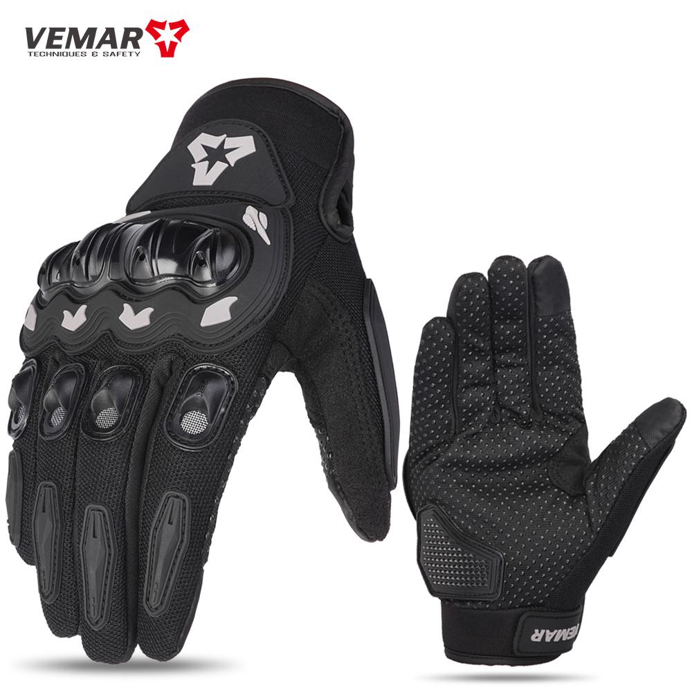 Summer New Men Motorcycle Gloves Hard Knuckle Touch Screen Motorbike Motocross Moto Biker Gloves Motorcycle Accessories M-XXL
