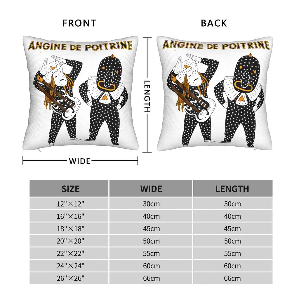 Pillow Cover Band Angine De Poitrine Fashion Pillow Case For Wedding Party Home Decor Pillowcases
