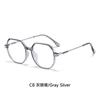 Polygonal Anti Blue Light Glasses Men Women Fashion Glasses Lenses Blocking Glasses Computer Eyewear Optical Spectacle Eyeglass