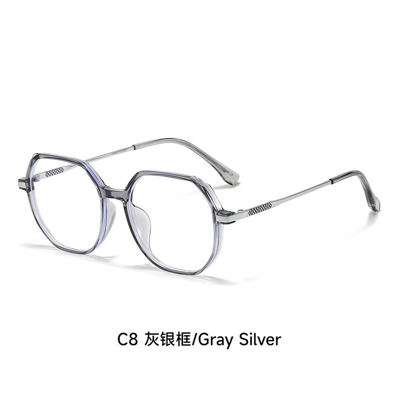 Polygonal Anti Blue Light Glasses Men Women Fashion Glasses Lenses Blocking Glasses Computer Eyewear Optical Spectacle Eyeglass