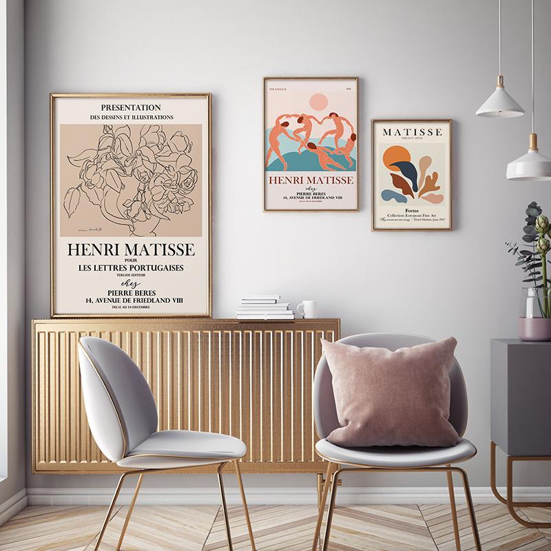 Анри Матисс абстрактный обнаженный художественный постер минималистская иллюстрация холст живопись галерея печать настенная картина современная комната домашний декор