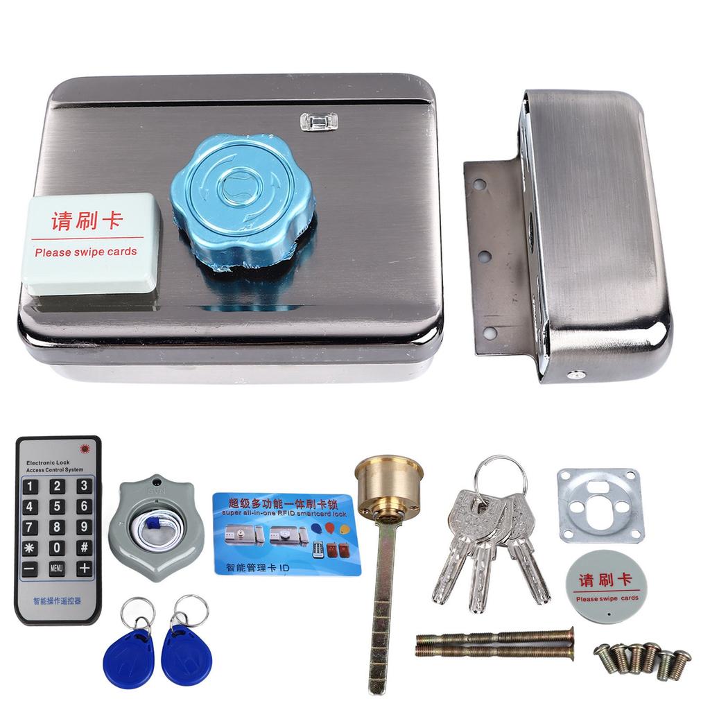 Wireless Deadbolt Door Lock Battery Powered Electronic Home Security Wiring Free Silent Keyless