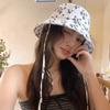 Adjustable Fisherman Hat Broken Flowers Sunshade Hat Sweet Women Sunscreen Hat  Outdoor
