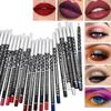 22 Color Professional Lipliner Pencil Waterproof Matte Lip Liner Long Lasting Makeup Pens Eye Liner Pen Eye Brow Cosmetic Makeup