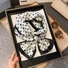 Long small silk scarf women's spring and autumn versatile thin and narrow scarf with shirt, foreign style fashion headband, new decorative silk scarf
