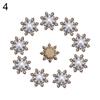 10PCS Pearl Flower Rhinestone Buttons Sparkling Crystal Headwear Accessories Hairpins Decoration Clothes Sewing Tools