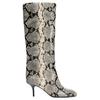 Zara Pu Fashion High Heel Animal Print Knee High Boots 6.5cm Women Boots Multicolor 12830510202