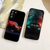 Чехол для телефона Cars Flash M-McQueen Красный-95 для Samsung S24 S25 S20 S26 S21 S22 S23 Ultra Fe Plus A05 A06 A16 A26 A36 A56