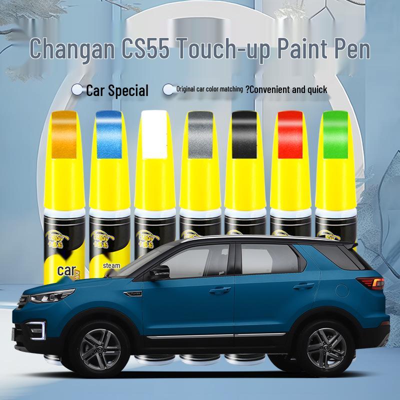 Маркер-подкраска Changan CS55 - Лунный Белый, Звездный Алмазно-Черный, Атомный Серый. Ремонт царапин.