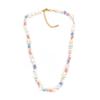 Baroque Natural Pearl & Daisy Beaded Clavicle Necklace - Light Luxury Style