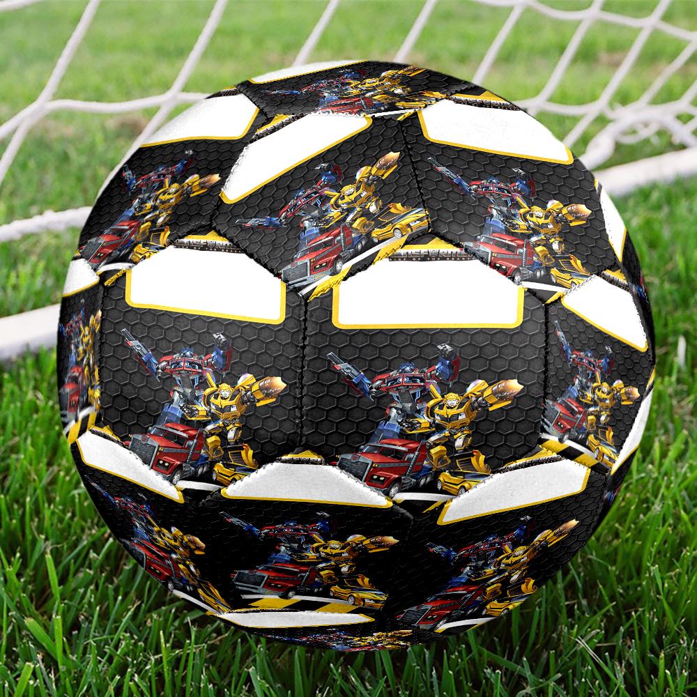 Transformers Theme Size 5 Soccer Ball, Suitable for Both Indoor and Outdoor Matches, a Gift Suitable for Everyone.