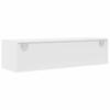 White TV Cabinet with Drawers 100 x 31 x 25.5 cm Engineered Wood
