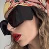 European American Fashion Women's Sunglasses Cat Eye Shape Wide Leg Man Sun Glasses Vintage Retro Female Sunglass
