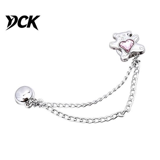 Pants Length Adjuster Magnetic Clothing Clip with Chain, Multi-Function Clothes Magnet Button Pin, Pin Hem Adjusting for T-Shirts Sleeves Scarf Clips
